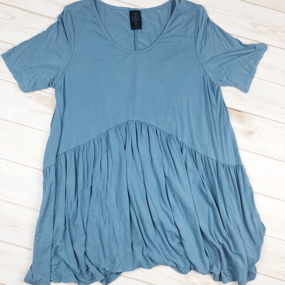 Agnes & Dora Tops - Agnes & Dora Denim Blue Muse Top